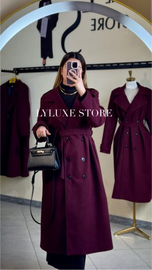 BURGUNDY COAT